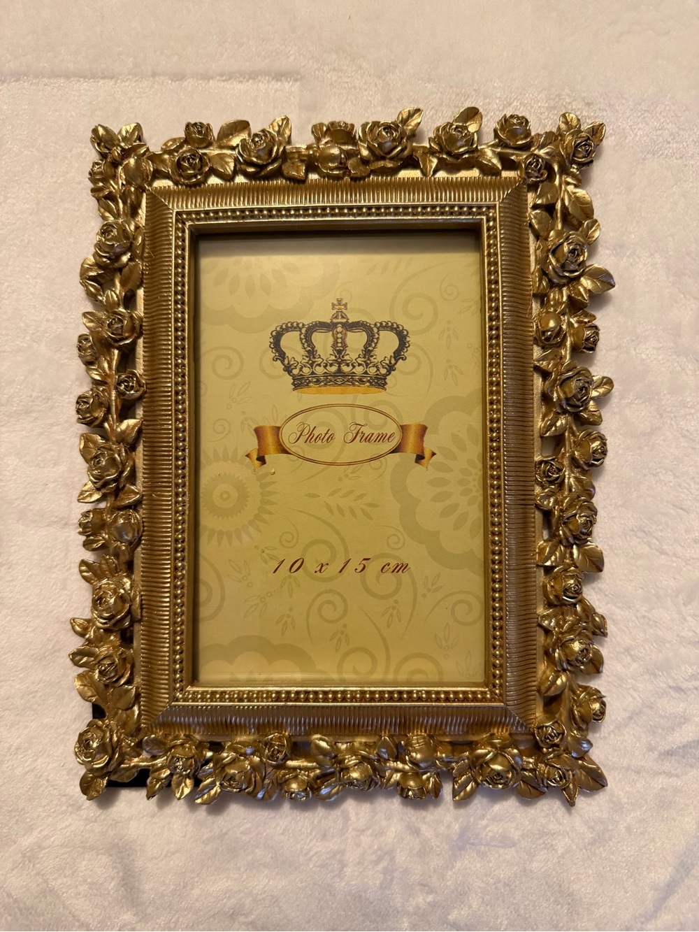 5x7 Frame Gold Ornate, 2 Pack Decorative Picture Frame with Stand - Picture 4 of 5